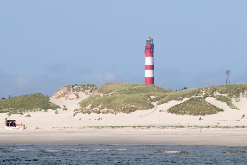 Strand und Leuchtturm von Amrum