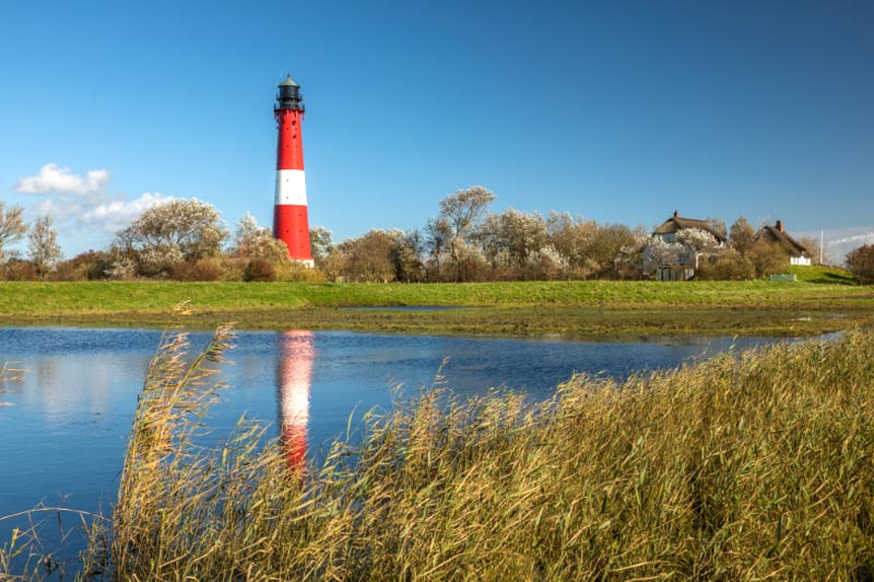 Leuchtturm auf der Insel Pellworm