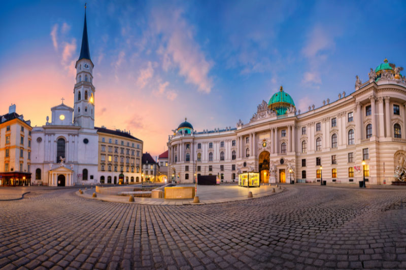 Ansicht der Wiener Hofburg
